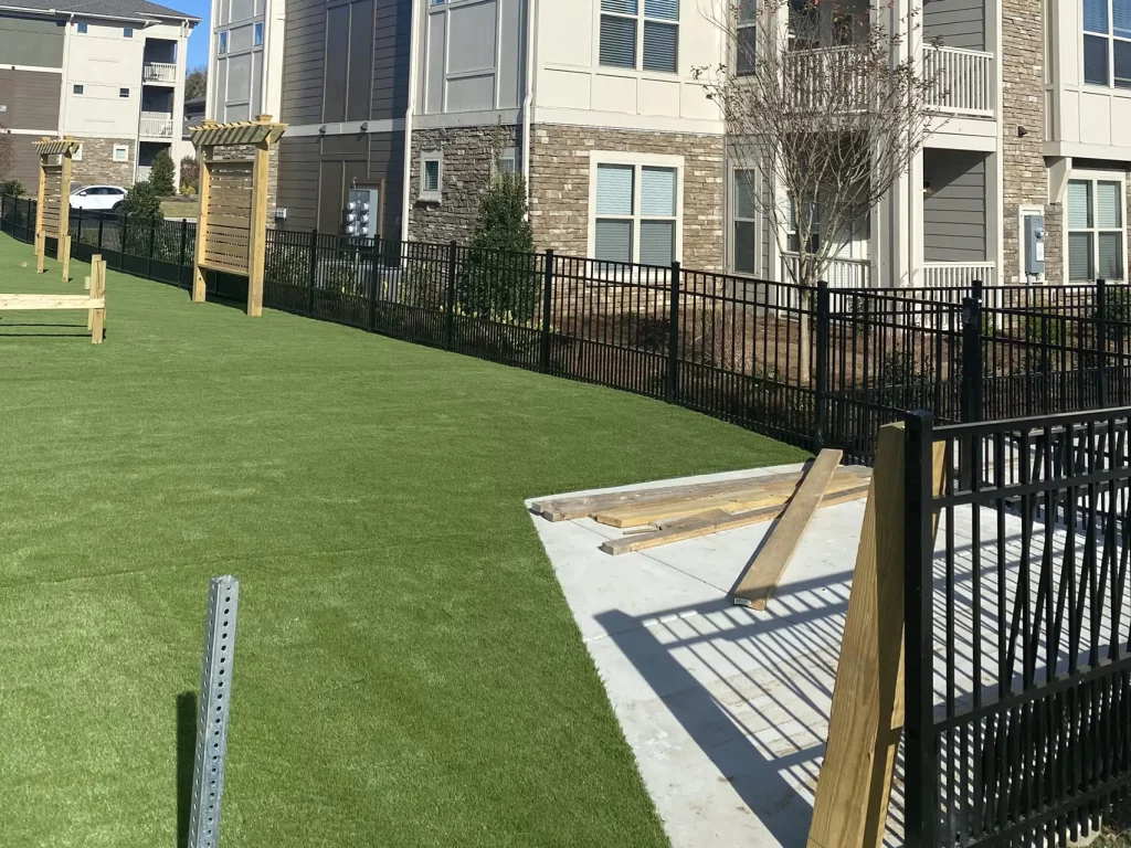 Commercial artificial grass lawn from SYNLawn