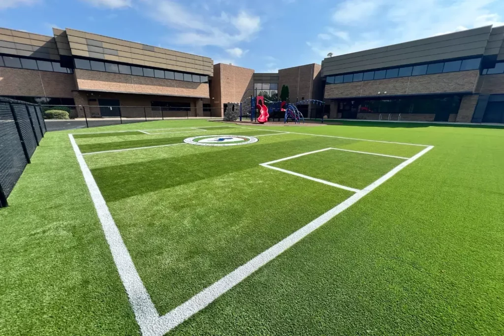 Artificial sports turf installed by SYNLawn