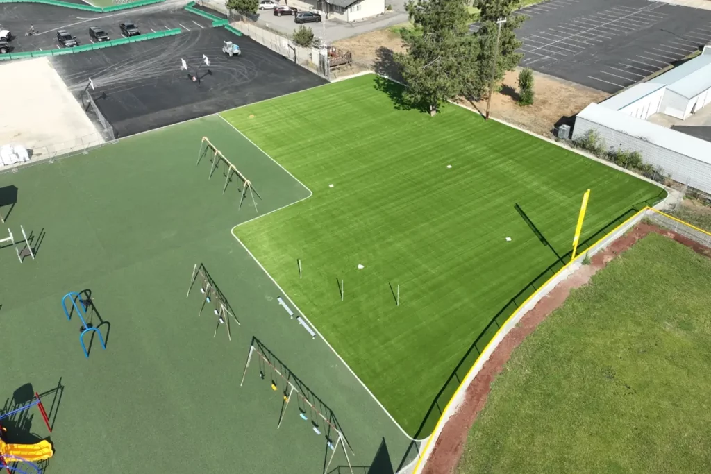Artificial sports turf installed by SYNLawn